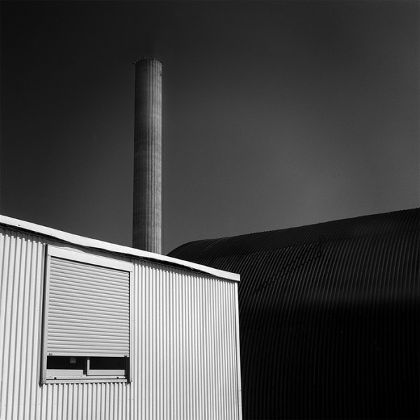 LE CHANTIER - Flers - Orne - France 1988 - Hasselblad 6x6 argentique Photographie N° LCT 04 - 1er prix Biennale Chôlet 1988